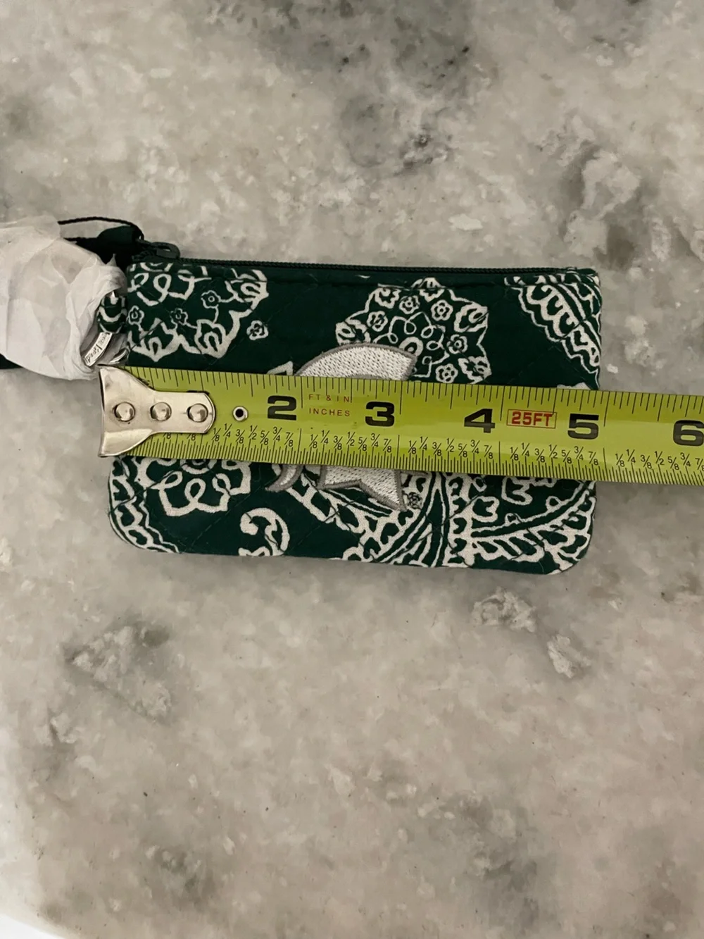 Vera Bradley MI Spartans Collegiate Zip ID Lanyard